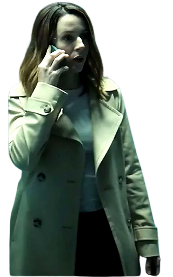 Kayla Craig Cross Beige Trench Coat - Image 4